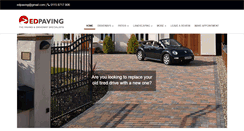 Desktop Screenshot of edpaving.com