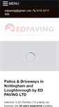 Mobile Screenshot of edpaving.com